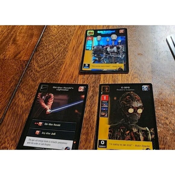Star Wars Young Jedi Trading Card CCG Mixed Lot about 300 Cards Includes 3 Foils - Picture 2 of 7